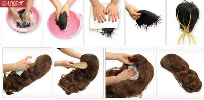 Câu hỏi 7: Cách vệ sinh và bảo quản tóc giả làm từ tóc thật 100%
