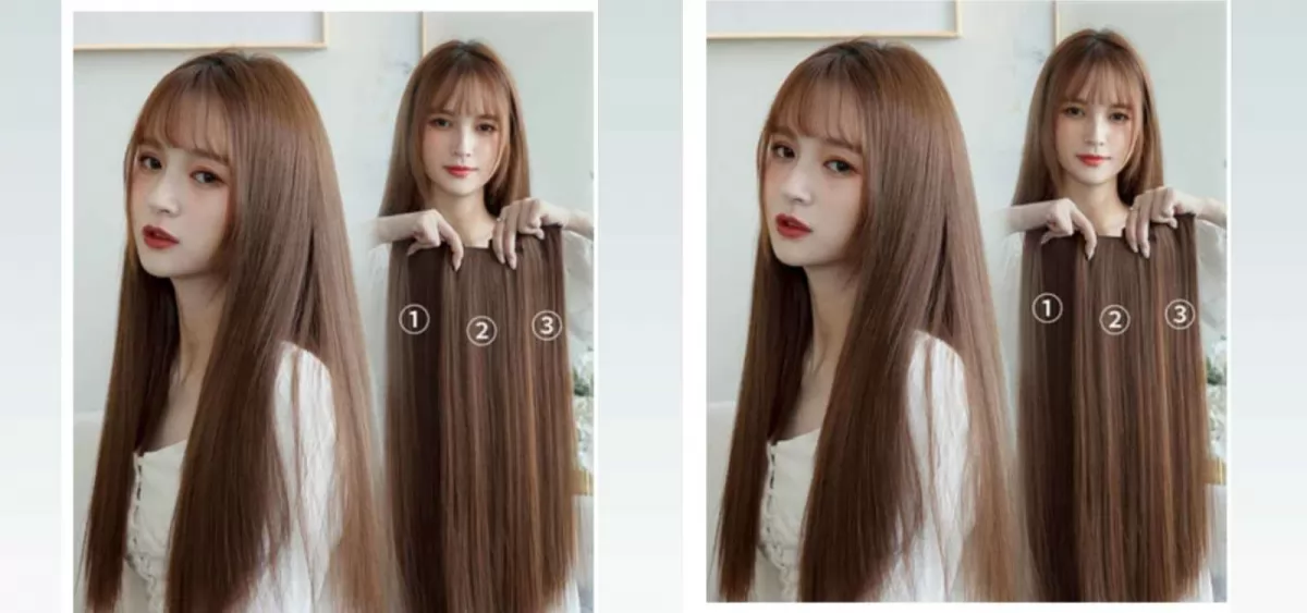 Mẫu tóc giả kẹp chữ u được yêu thích nhiều nhất hiện nay