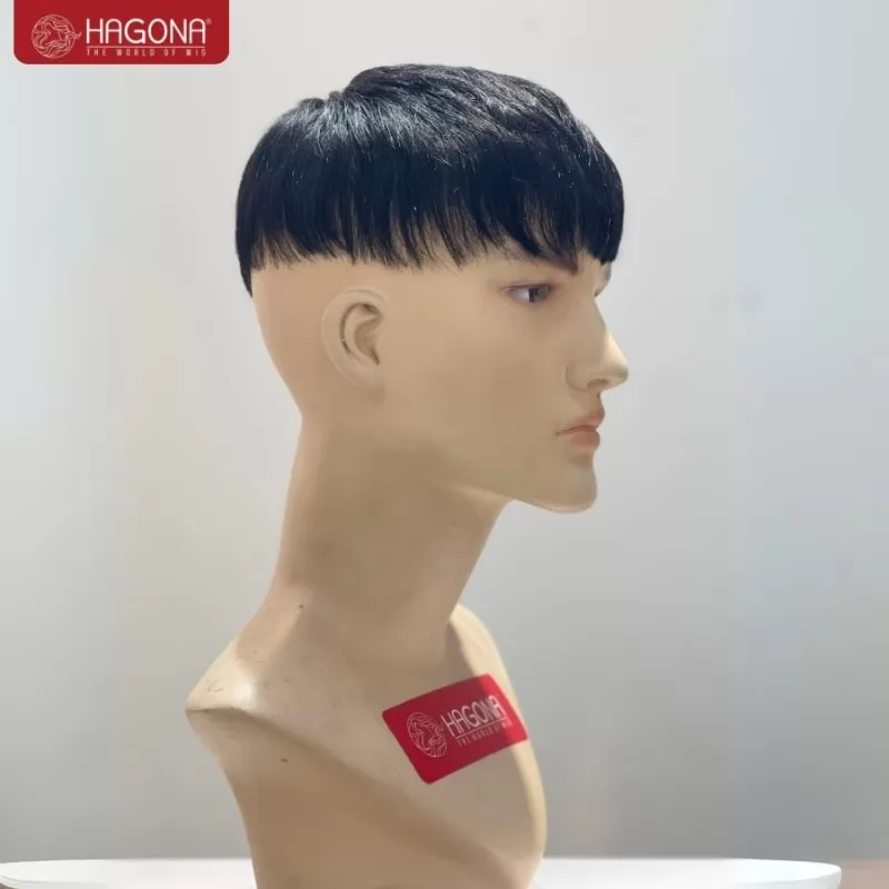 tóc giả nam Shopee