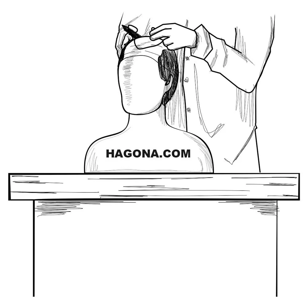 Hướng dẫn cách đo from tóc giả nam che hói | Tóc Giả HAGONA