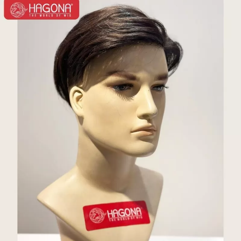 tóc giả nam Shopee