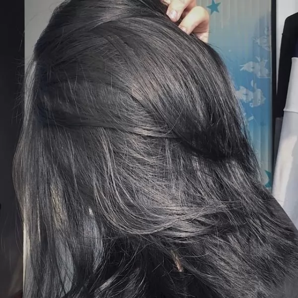 màu tóc đẹp than chì
