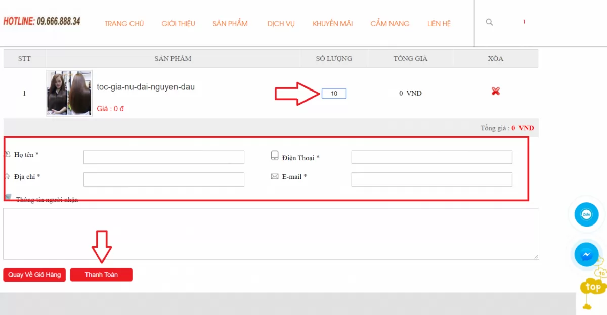 Hướng dẫn mua tóc giả