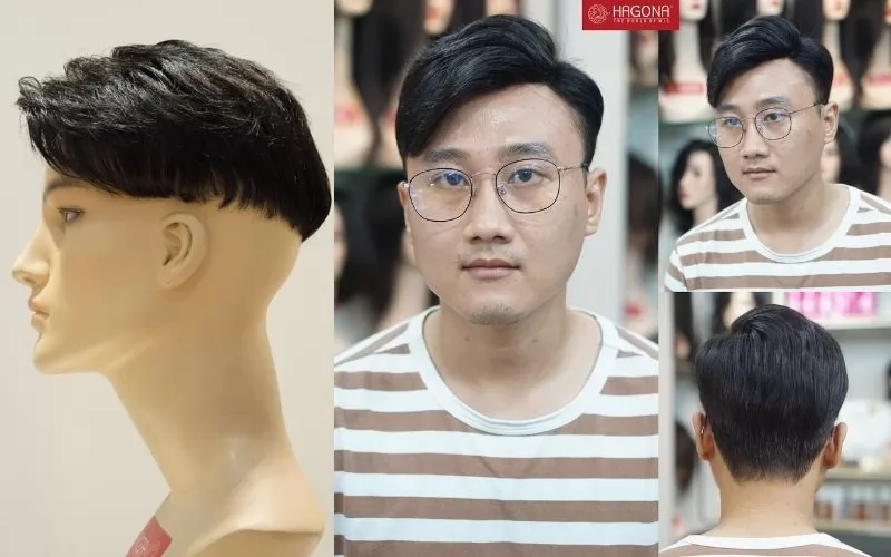 Hagonna - Làm tóc giả nam theo yêu cầu đẹp như tóc thật