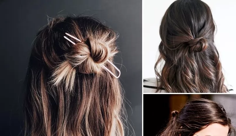 Bật mí 3 cách búi tóc củ tỏi cho tóc dài dễ thương 