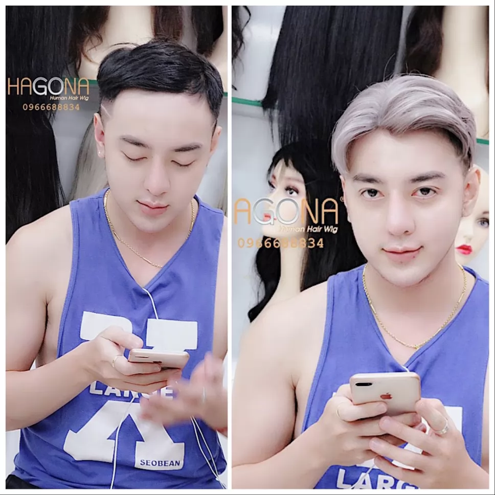 kiểu tóc cho nam trán hói 2