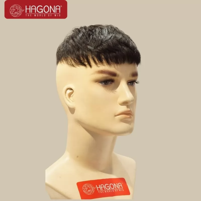 tóc giả nam mái ngố