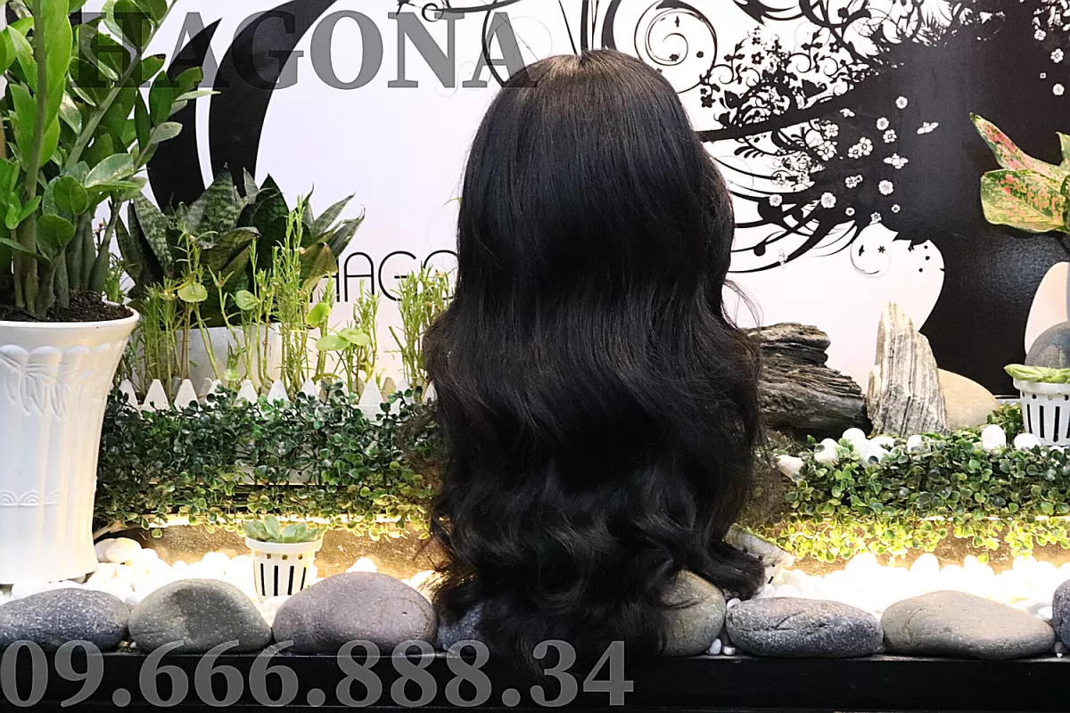 Hướng dẫn đội tóc giả nguyên đầu đẹp