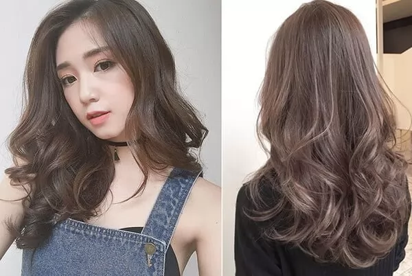 kiểu tóc xoăn nhẹ