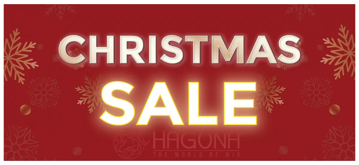 ĐẠI TIỆC NOEL -SALE OFF 5% TÓC GIẢ BẰNG TÓC THẬT HAGONA