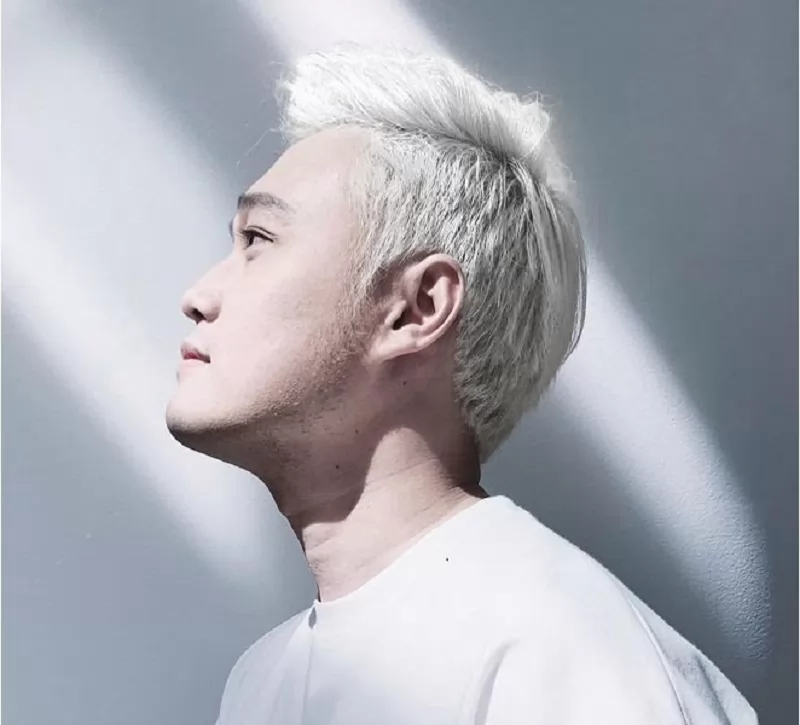 tóc màu bạc cho nam