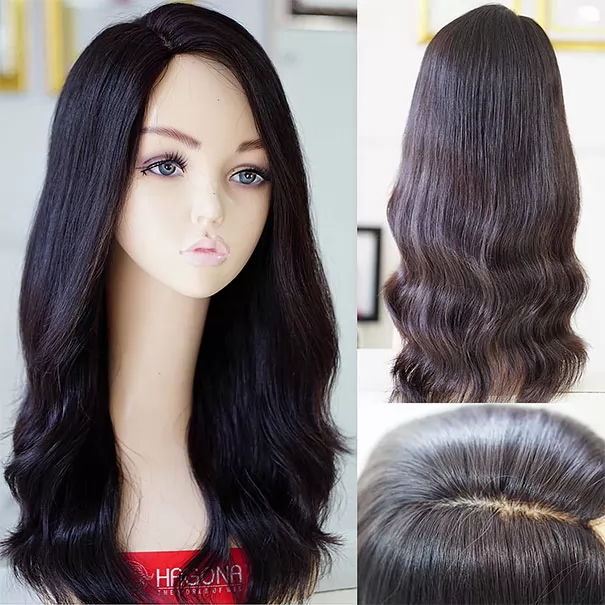 Tóc giả uốn sóng nước