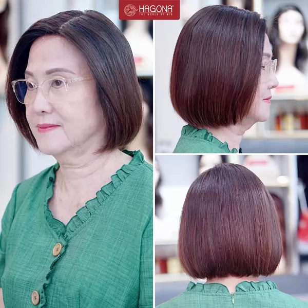 Kiểu tóc nữ trung niên Hagona