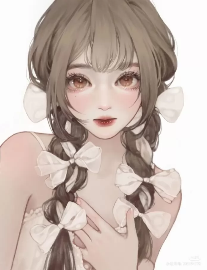 Kiểu tóc anime nữ đẹp buộc, bện