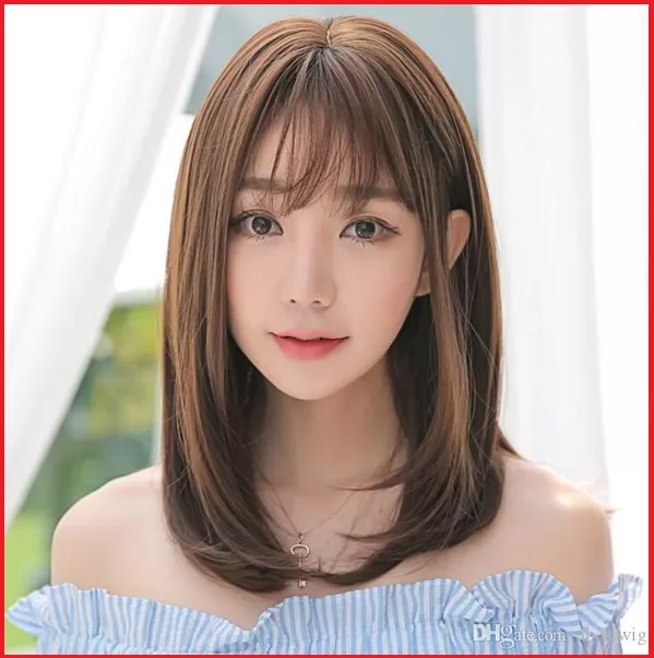 tóc giả nữ ngang vai