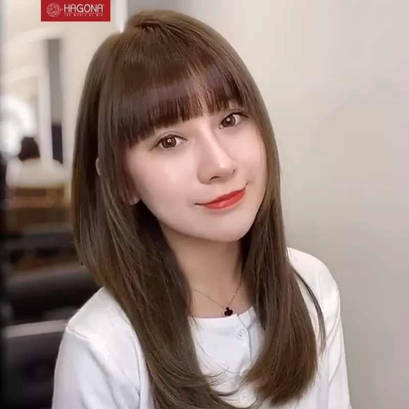kiểu tóc nữ cho mặt dài