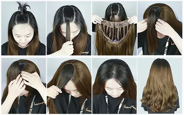 kẹp tóc giả chữ u