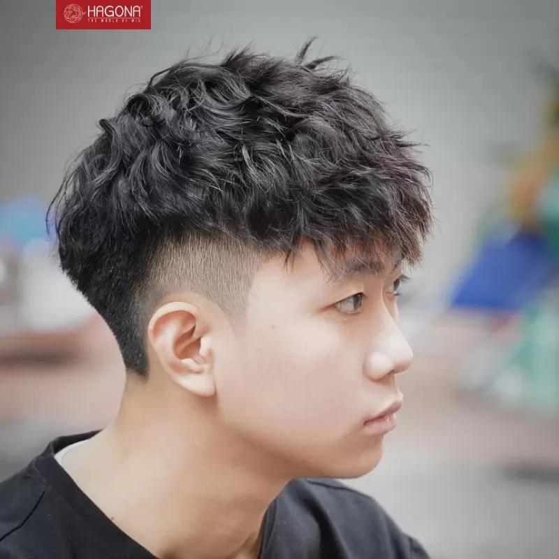các kiểu uốn tóc cho nam