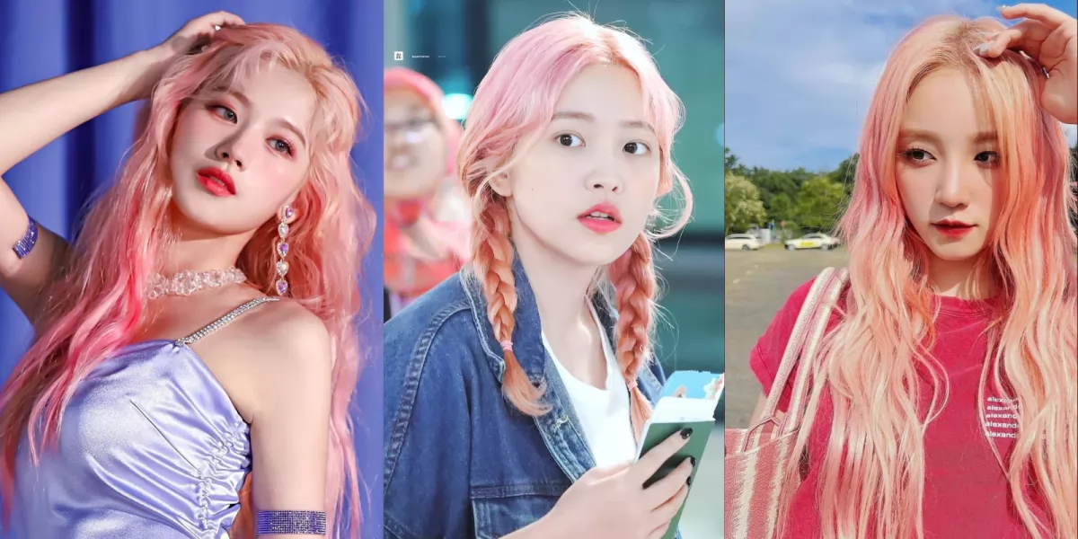 Diện tóc màu đào bắt trend năm 2025 cùng các idol Hàn Quốc