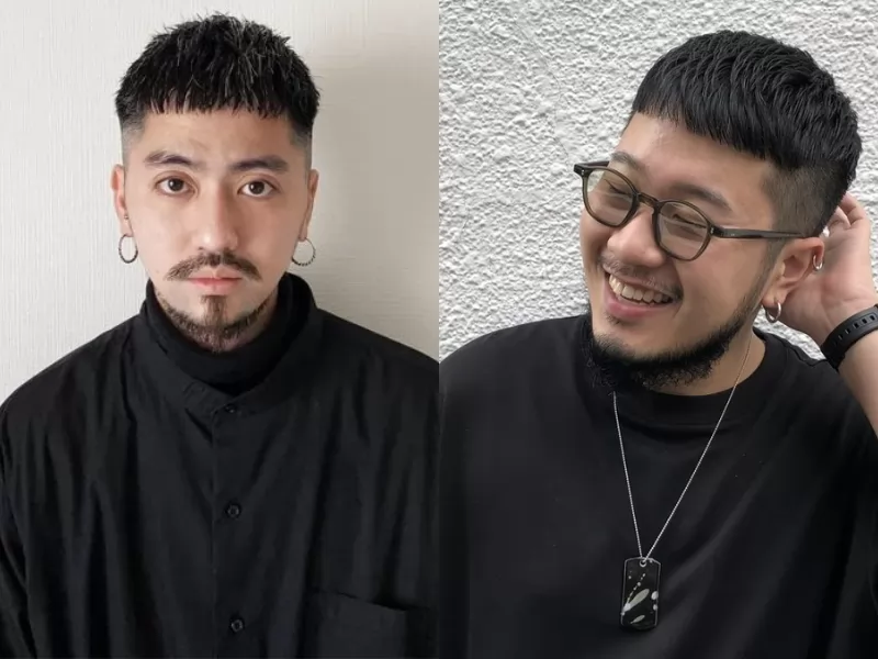 Kiểu tóc mohican mái ngố nam