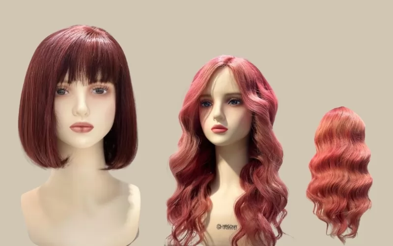 Sành điệu và thu hút trong một ánh nhìn với tóc giả nữ màu đỏ