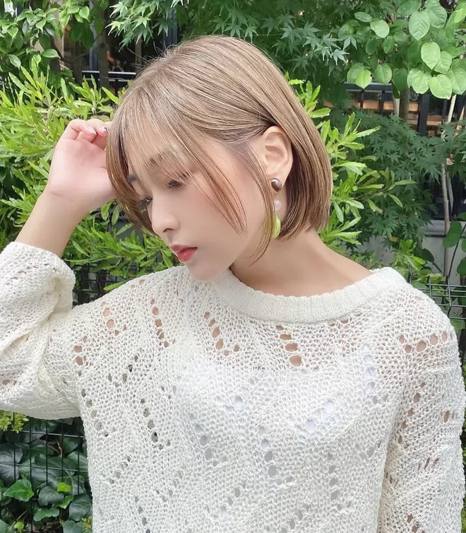 màu tóc nâu sữa