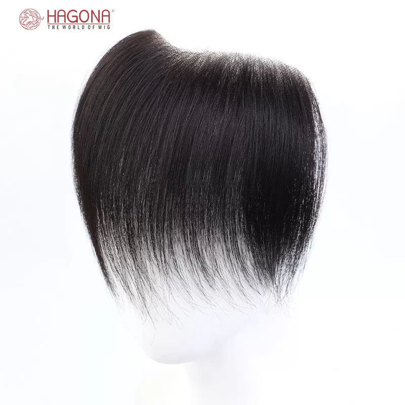 Review tóc giả mái hói chữ M cho nam trán cao của Hagona