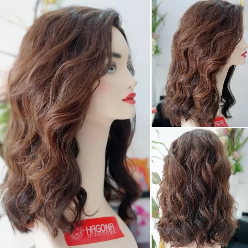 Tóc giả xoăn xù mì