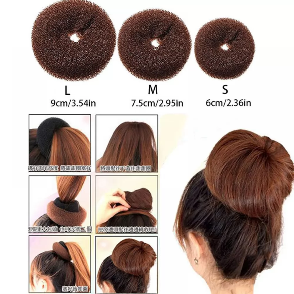 cách búi tóc cao phồng đỉnh đầu