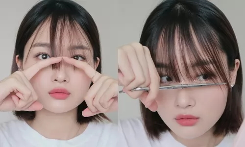 Mẹo làm tóc mái dài nhanh đơn giản và hiệu quả