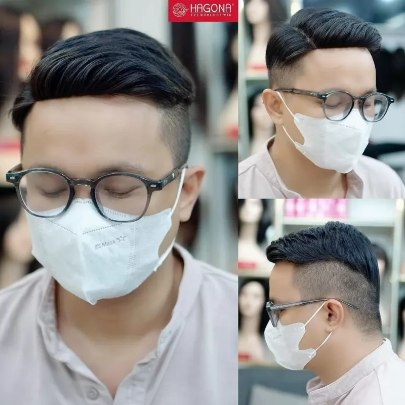 tóc giả nam mái