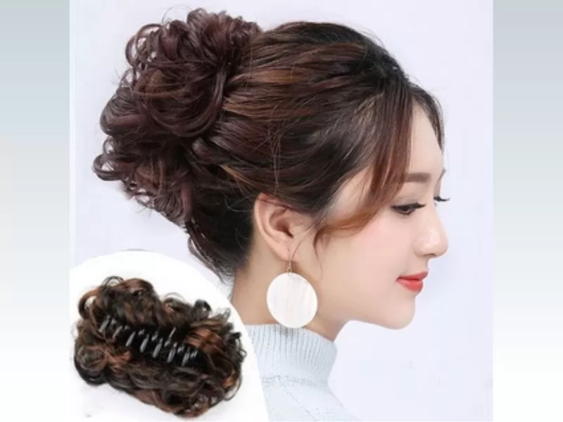 Bộ sưu tập mẫu tóc búi giả đẹp nhất hiện nay
