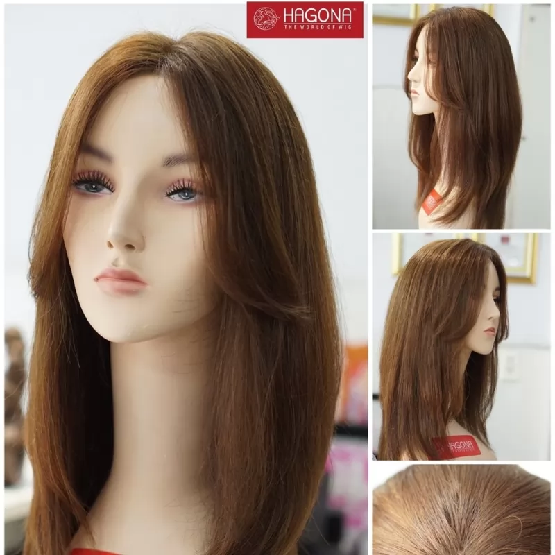 Tóc giả nữ màu
