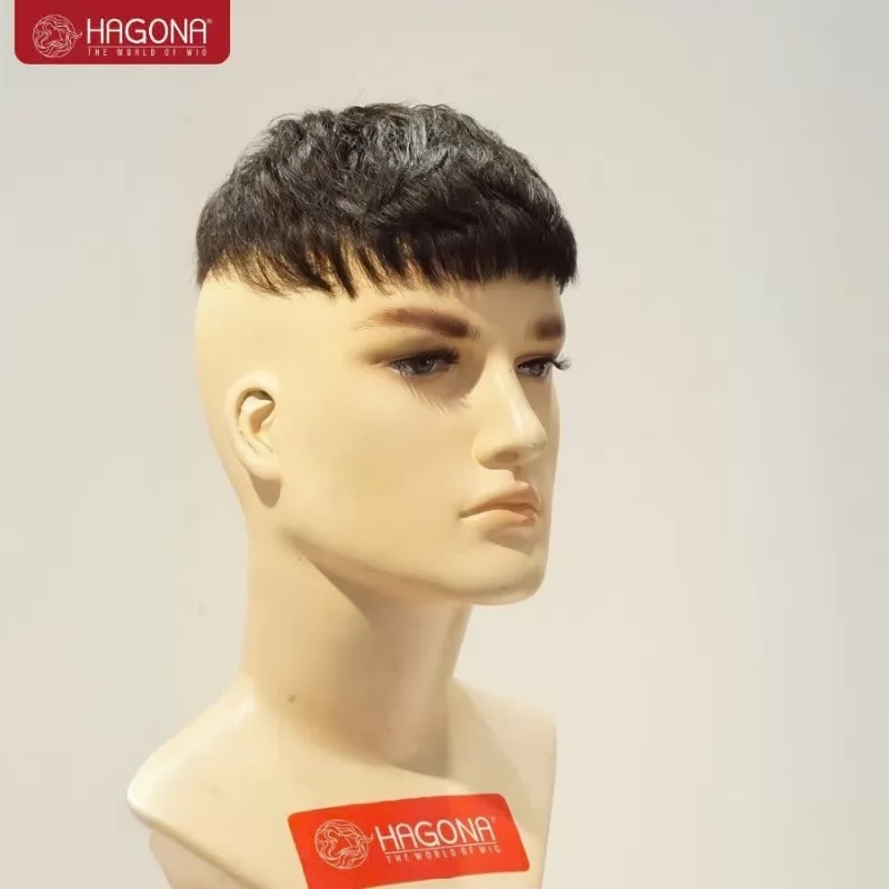 tóc nam giả cua