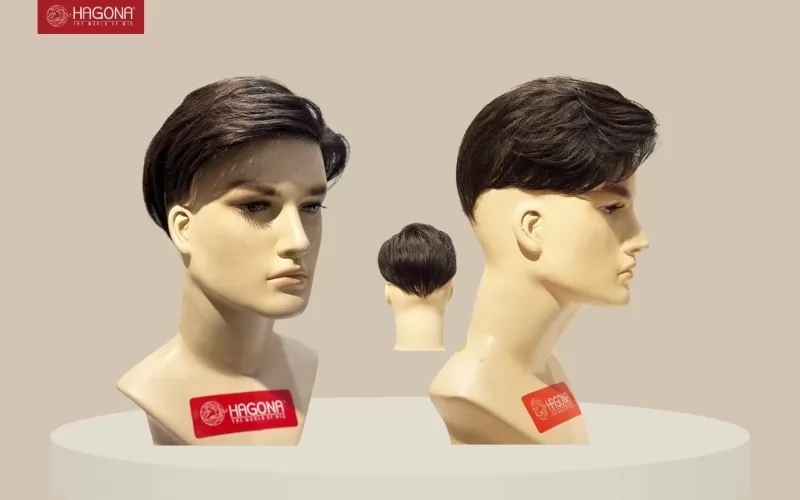 Tóc giả nam kẹp nửa đầu: Hướng dẫn lựa chọn phù hợp với phong cách của bạn