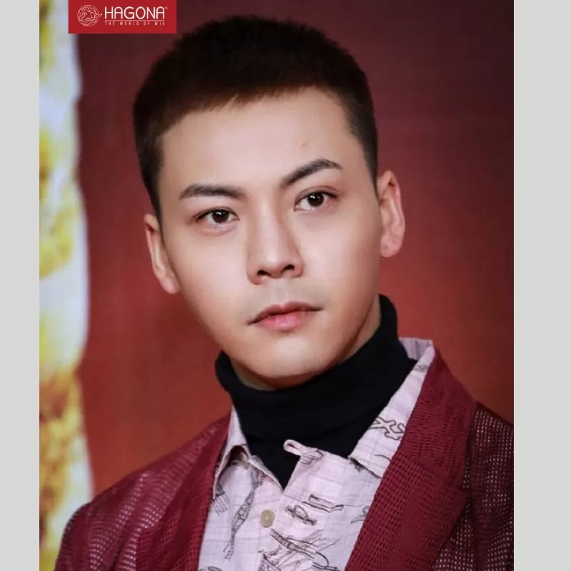 tóc nam giả cua