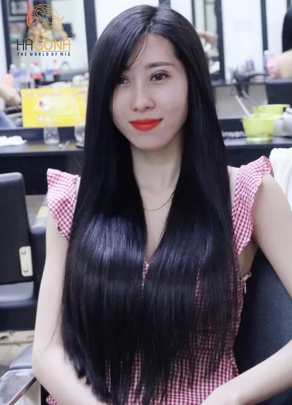 tóc giả thẳng