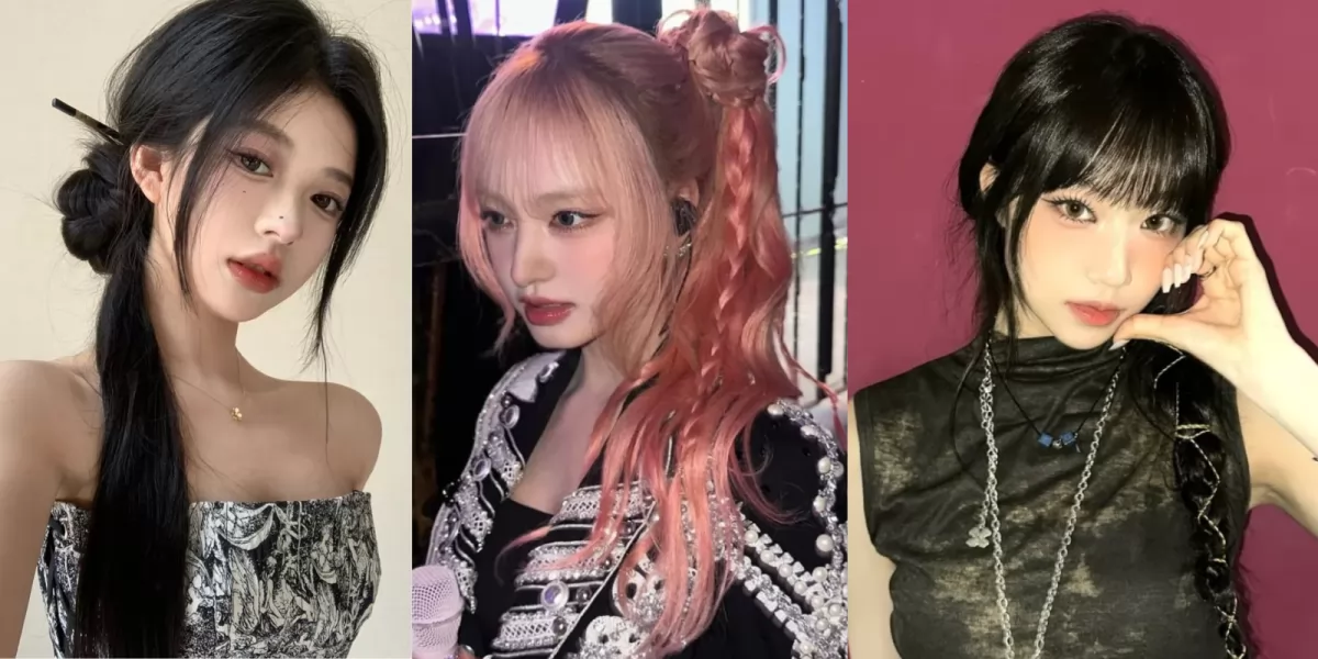 Gợi ý những kiểu tóc buộc lệch được các idol Hàn 