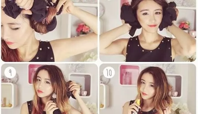 cách làm tóc xoăn không cần dụng cụ