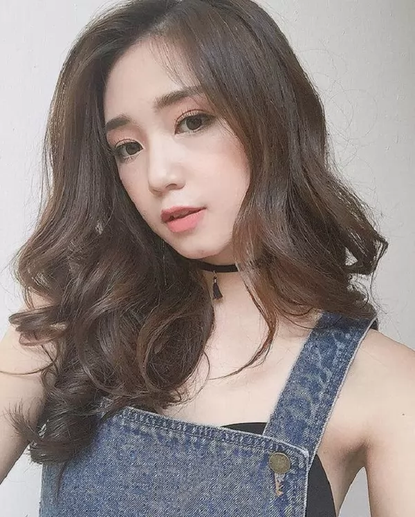Màu tóc nâu tây