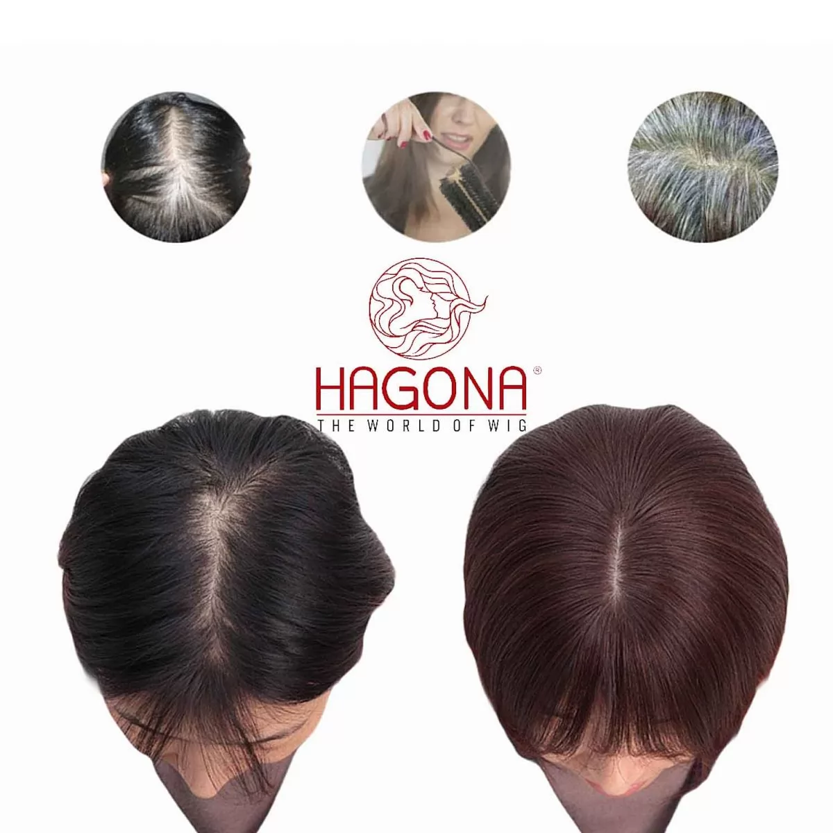 Sử dụng tóc giả bằng tóc thật của Hagona có tốt không?
