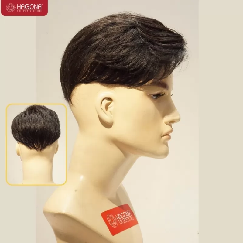 tóc giả nam Shopee
