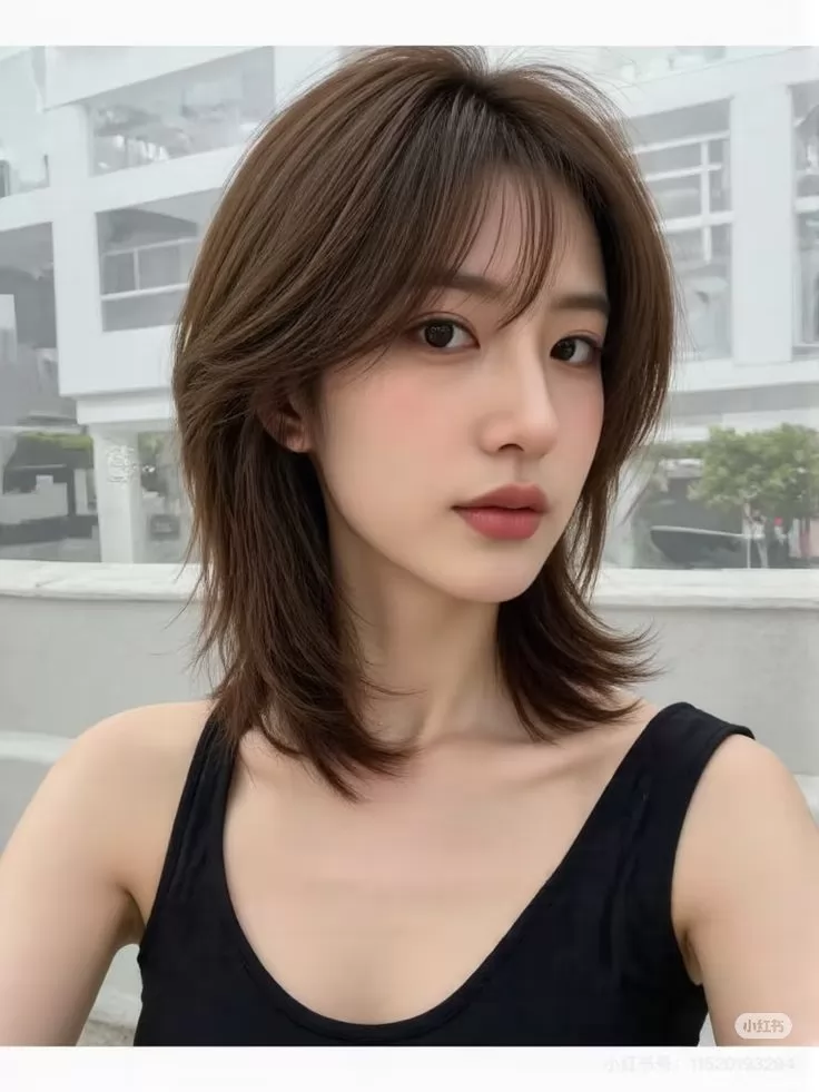Shag Wolf Cut Layer cho mặt dài
