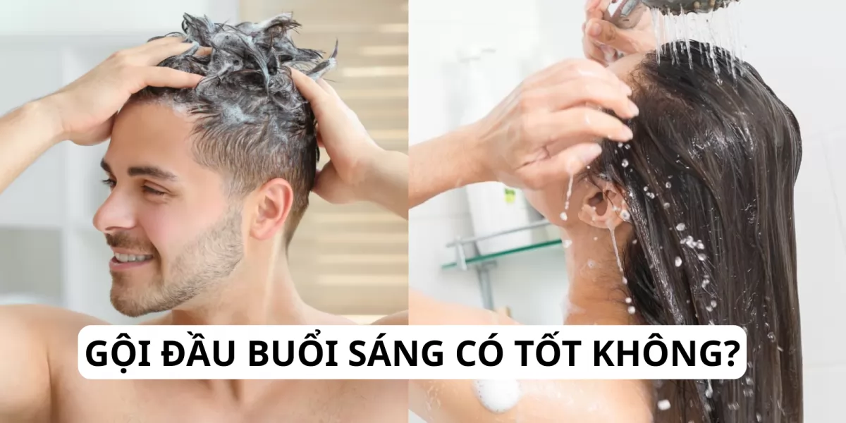 Gội đầu buổi sáng có tốt không? Những điều bạn cần biết để tóc khỏe và tinh thần sảng khoái