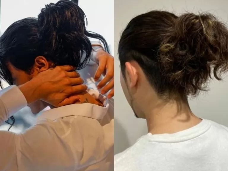 Tóc Nam Buộc Nửa Đầu