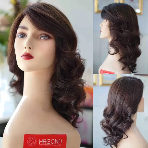 Tóc giả nữ sole xoăn sóng nhẹ