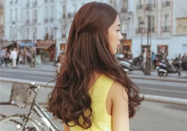 tóc mái dài để kiểu gì
