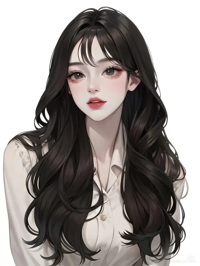 Kiểu tóc anime nữ đẹp dành cho tóc dài