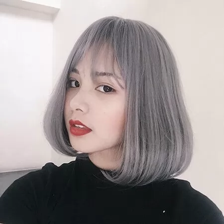 tóc giả ngắn ngang vai