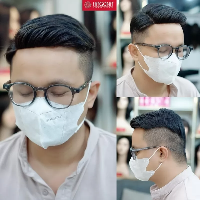 Mũ tóc giả nam